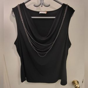 Calvin Klein black shell / cami